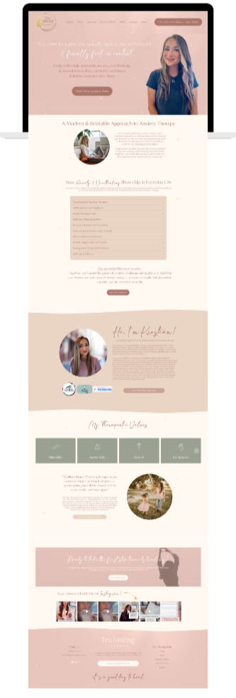 Tru Healing Therapy Website