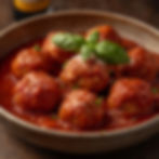 Pork & Beef Meatballs in Sugo