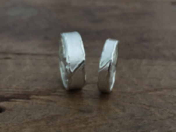 Ring “Marley” in 18 karaat wit goud (heren)