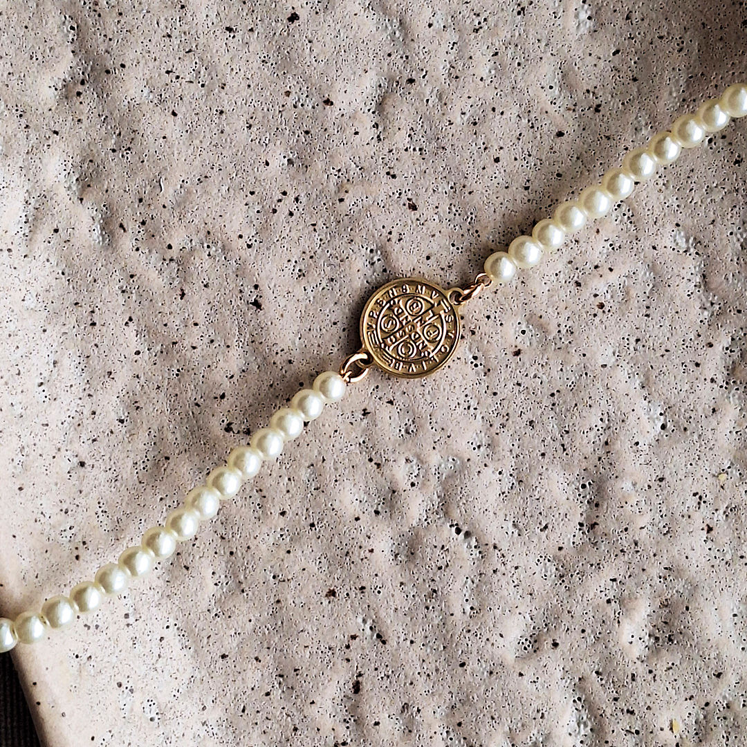 Pulseira Pérolas e São Bento