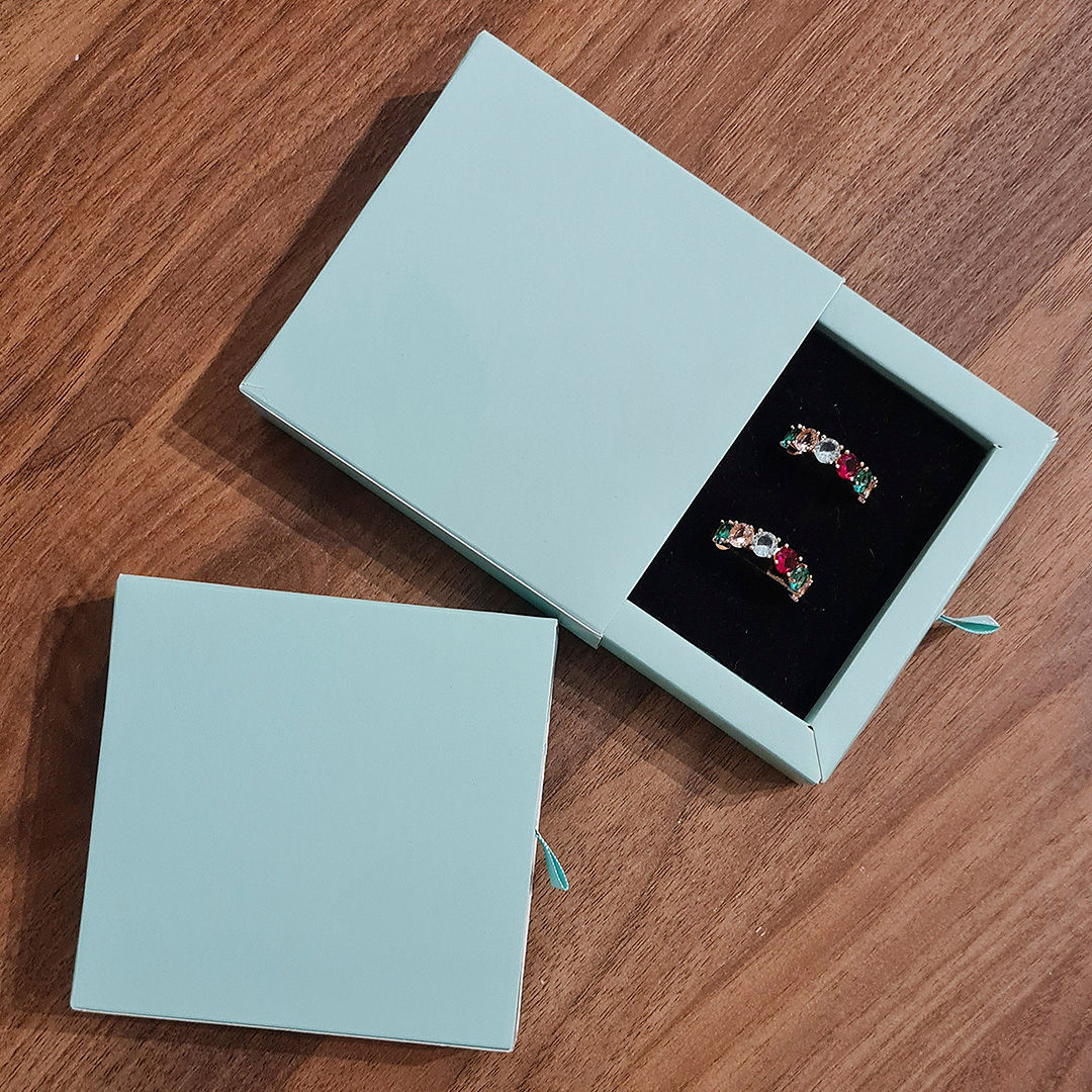 Caixa Gaveta 10 x 10 (Azul Tiffany)