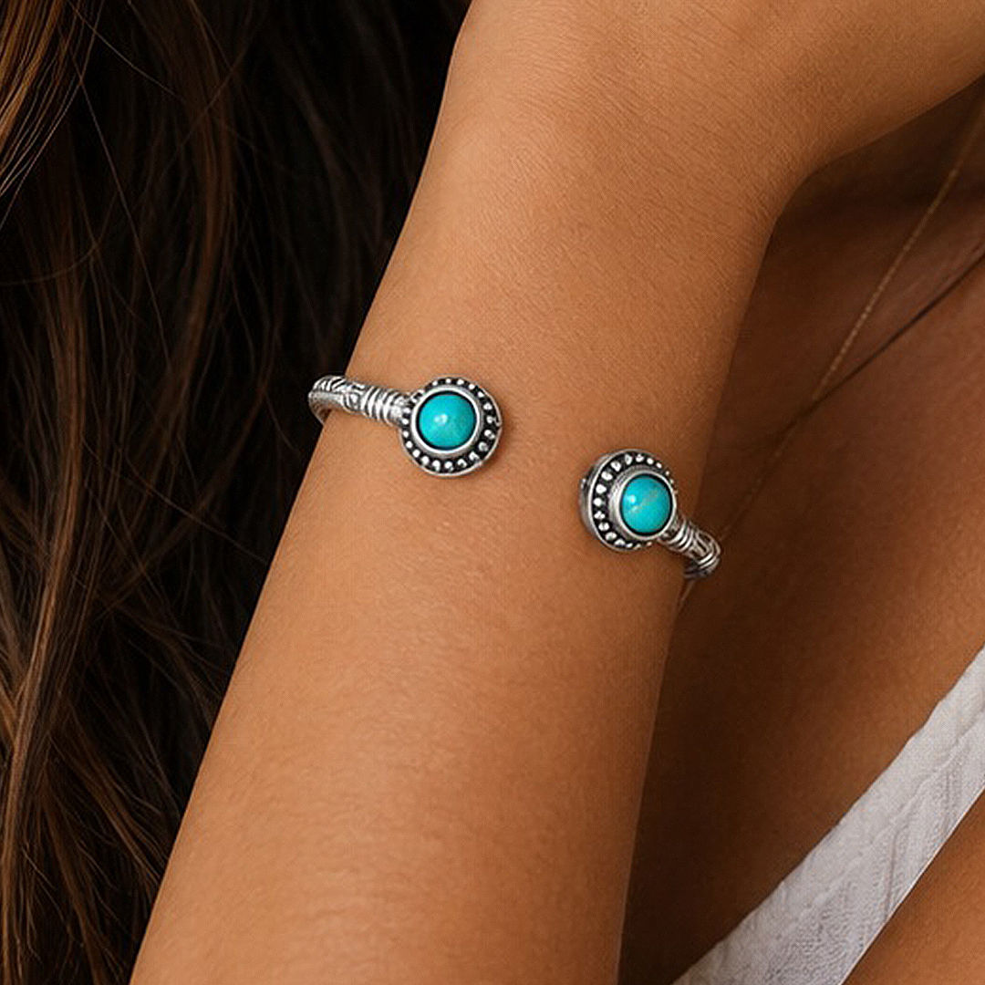 Bracelete Duo Turquesa