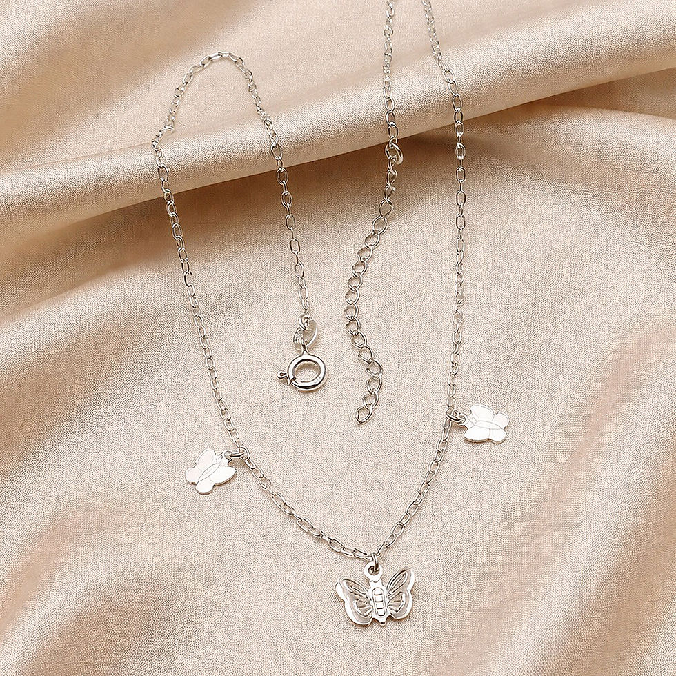 Miniatura: Gargantilha Borboletinhas Maria