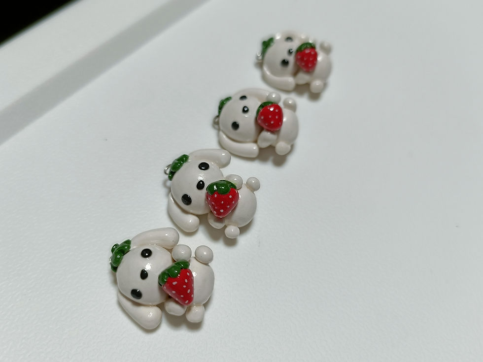 Thumbnail: Puppy With Strawberry