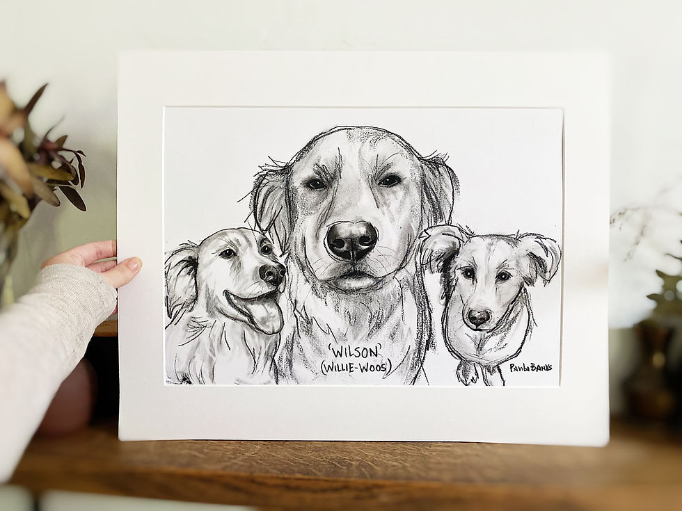 Thumbnail: Custom Pet Portrait, Large