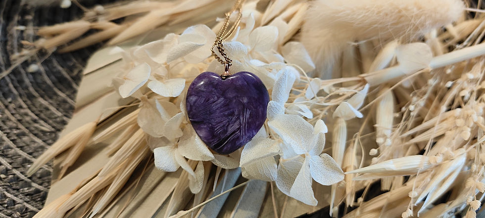 Miniature : Collier et son cœur de Chaorite