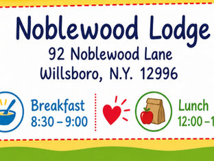Free Summer Meals for Kids & Teens at Noblewood Lodge