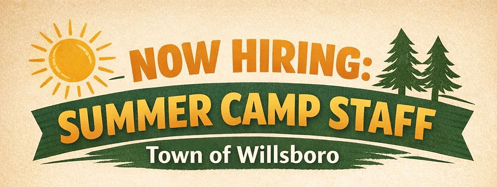 summer camp hiring announcement
