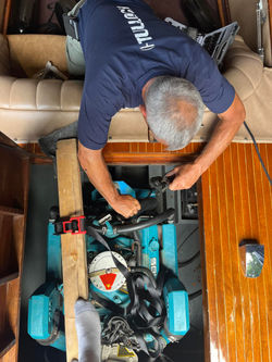 Older boat getting some fresh love