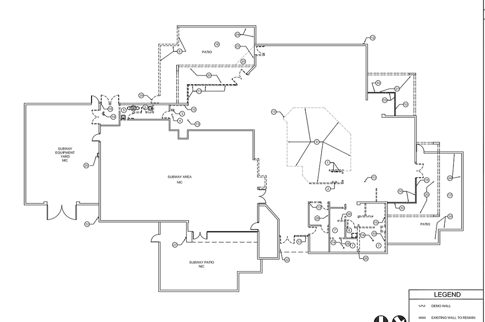 Demolition Floor Plan