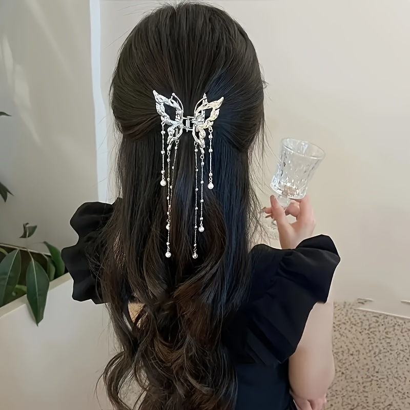 Moonlight Butterfly Hair Clip