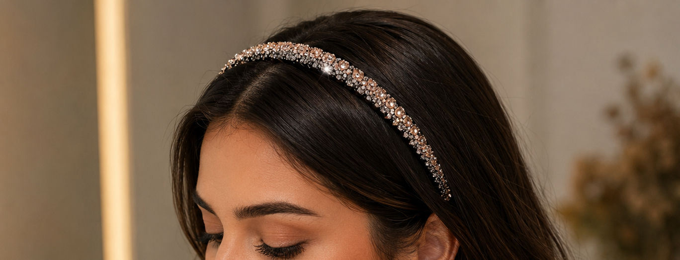 Midnight Sparkle Crystal Headband