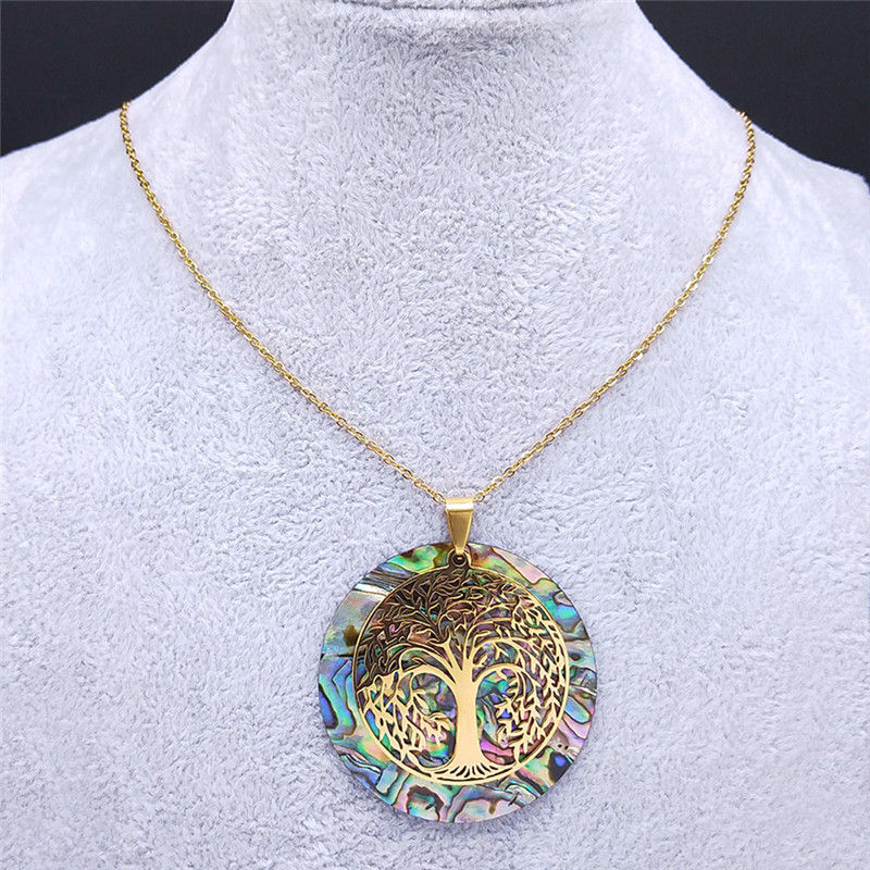 Aurora Tree of Life Necklace
