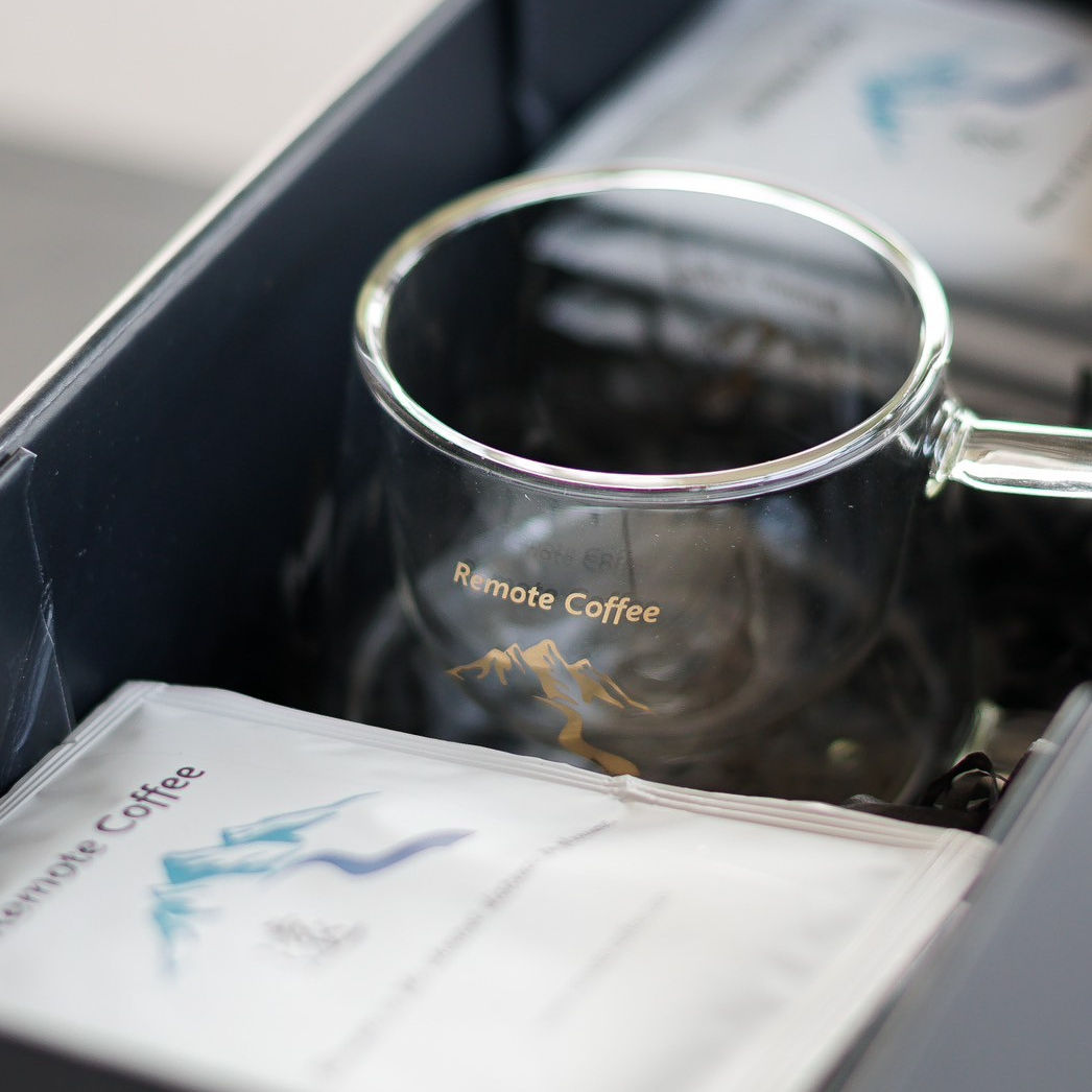 Remote 嵐山咖啡禮盒 - 搭Remote Logo隔熱咖啡杯