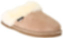 Old Friend Ladies Scuff Chestnut:white