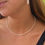 Thumbnail: Dainty pearl necklace 