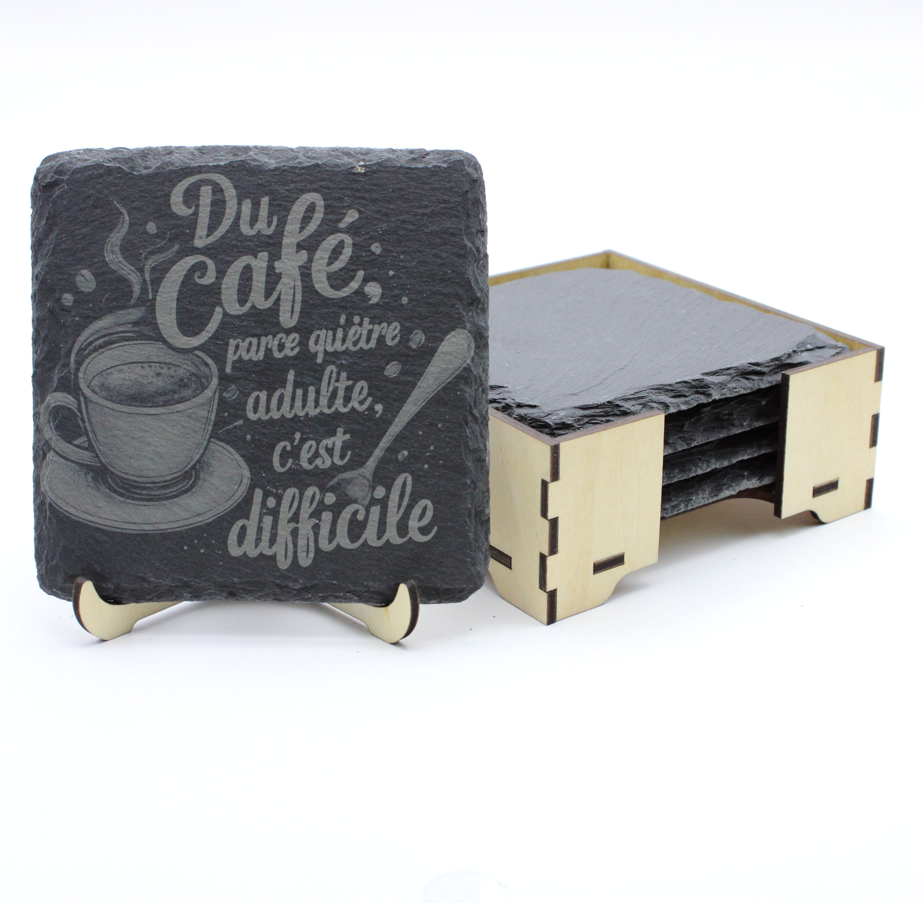 Ensemble Café d'Adulte -Tilleul Naturel