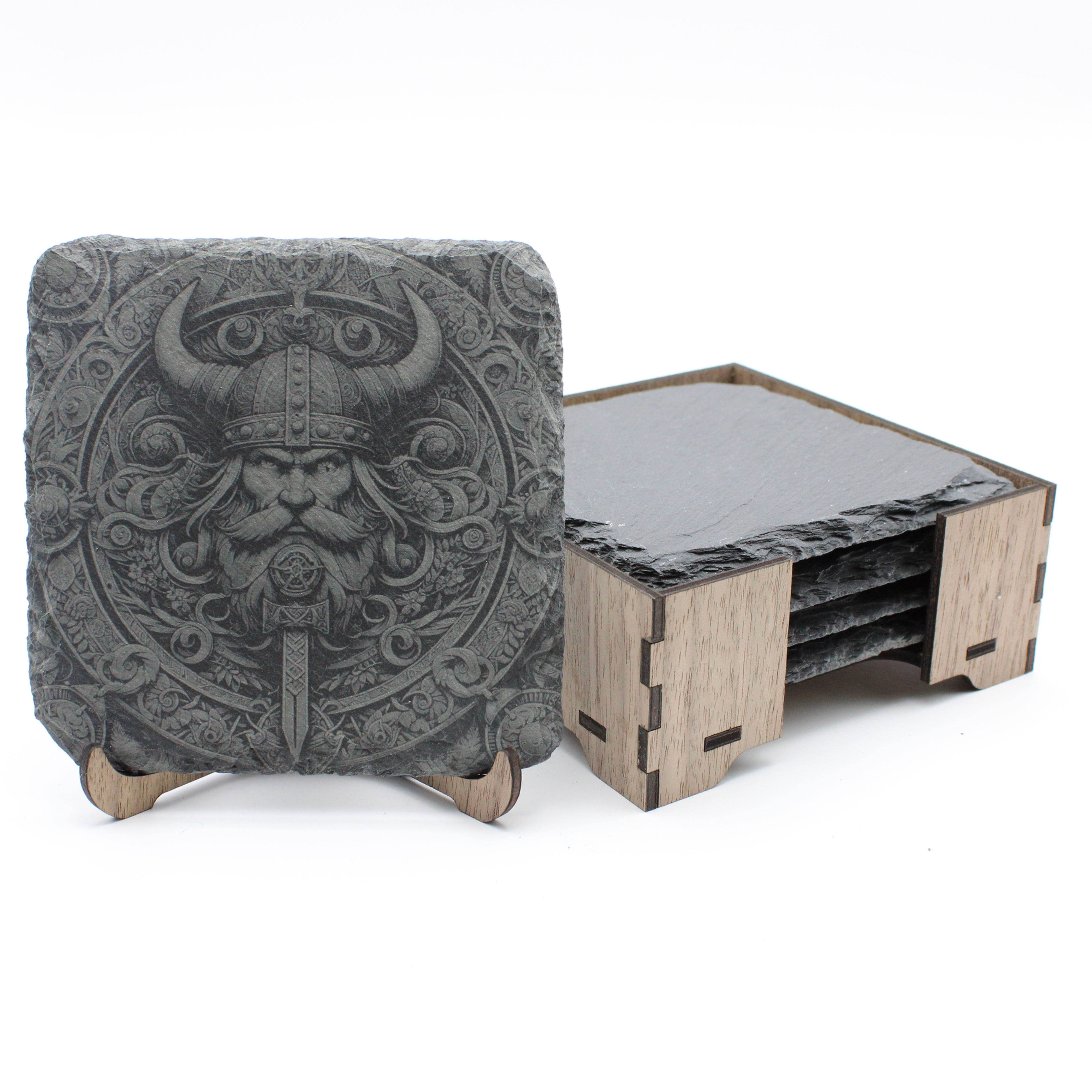 Ensemble Viking-Noyer Naturel Authentique
