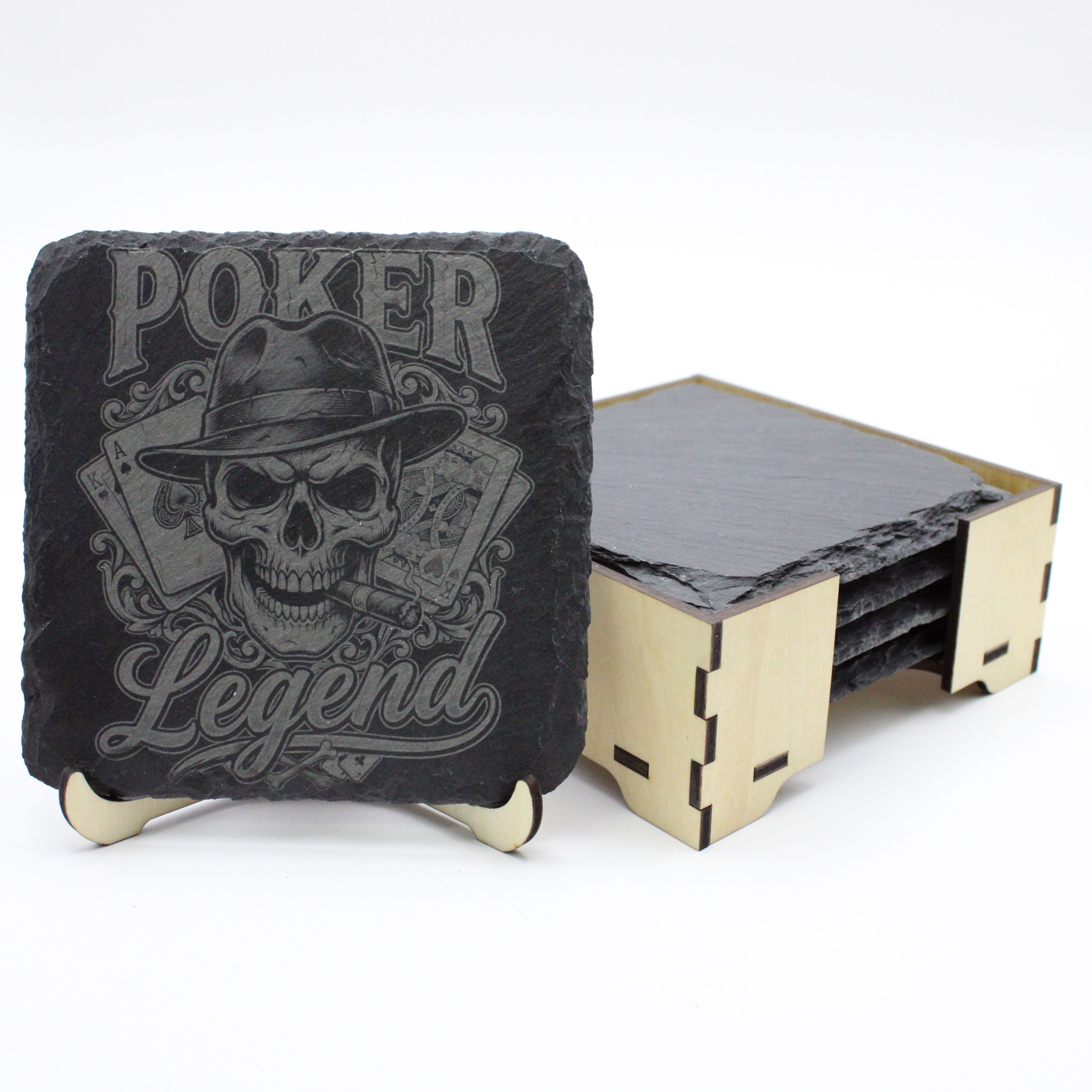 Poker Legend Set-Natural Linden