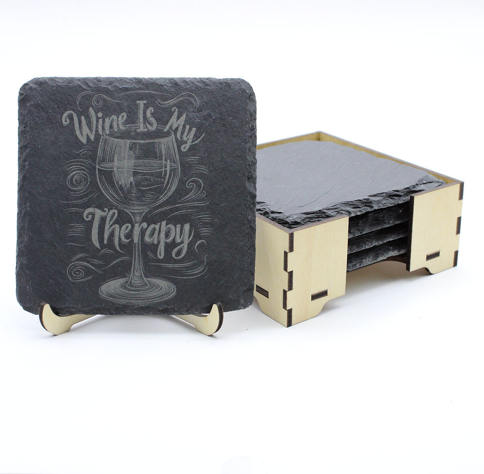 Miniature : Wine Is My Therapy-Natural Linden