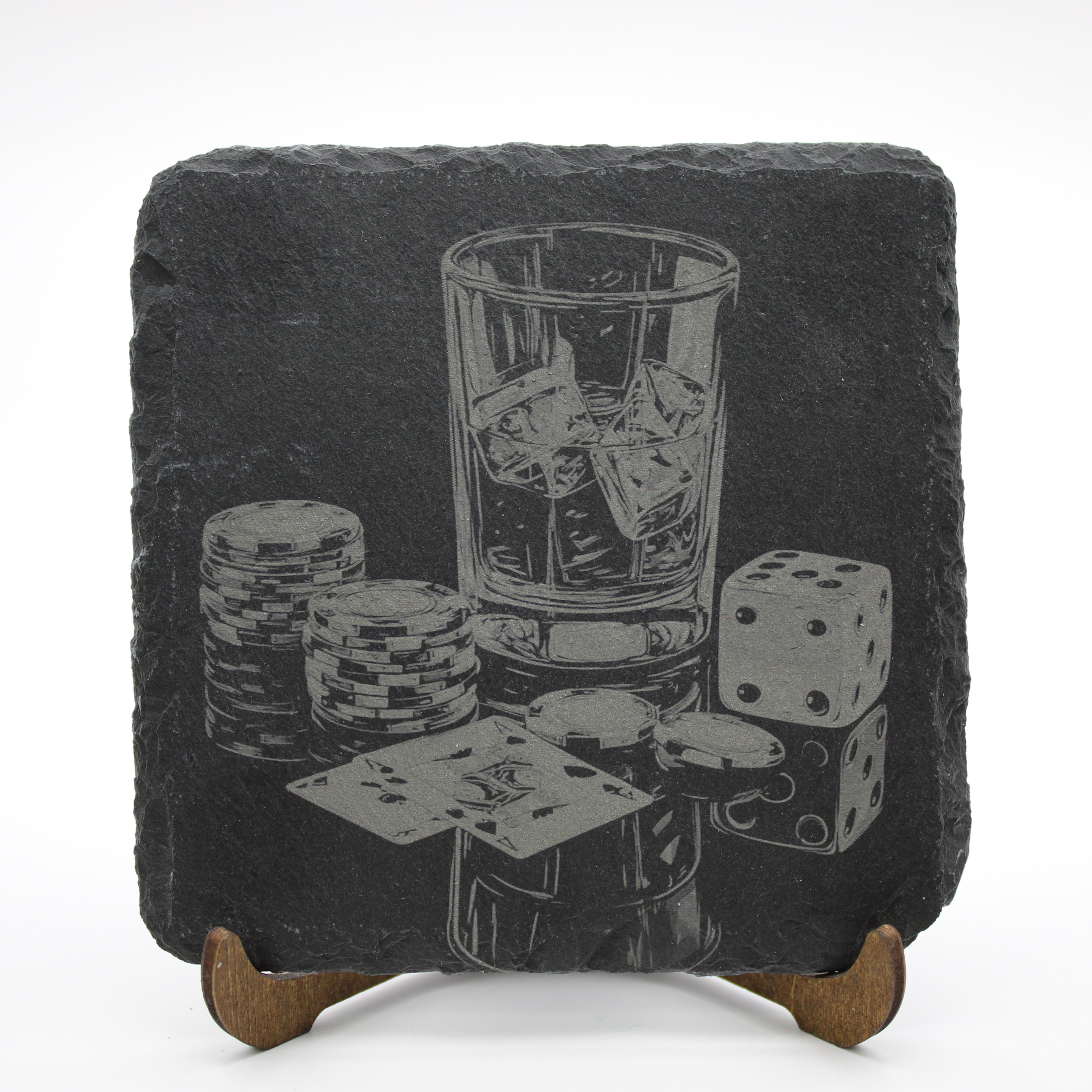 Sous-Verre Whisky & Poker