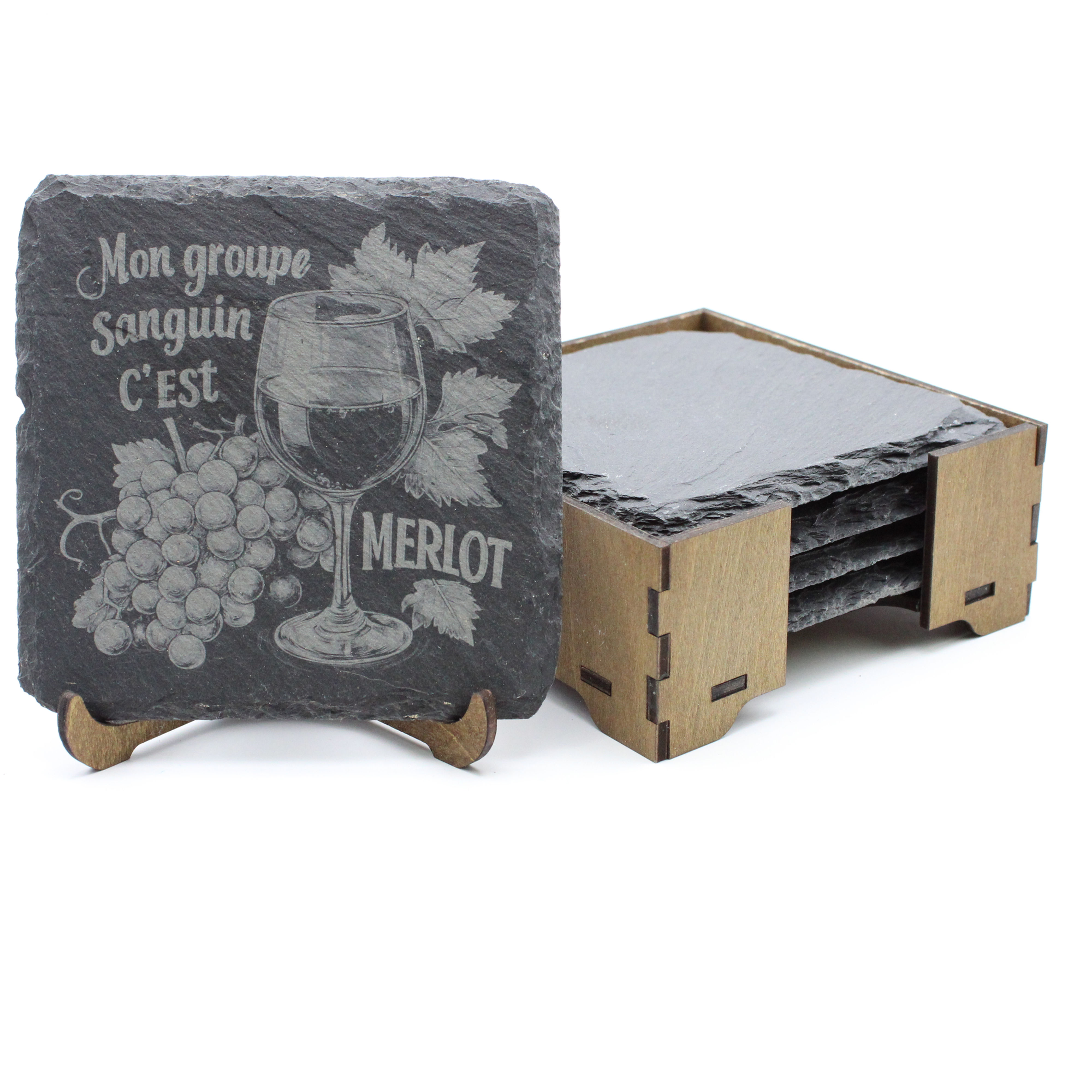 Ensemble Merlot -Tilleul Teinté Artisanal