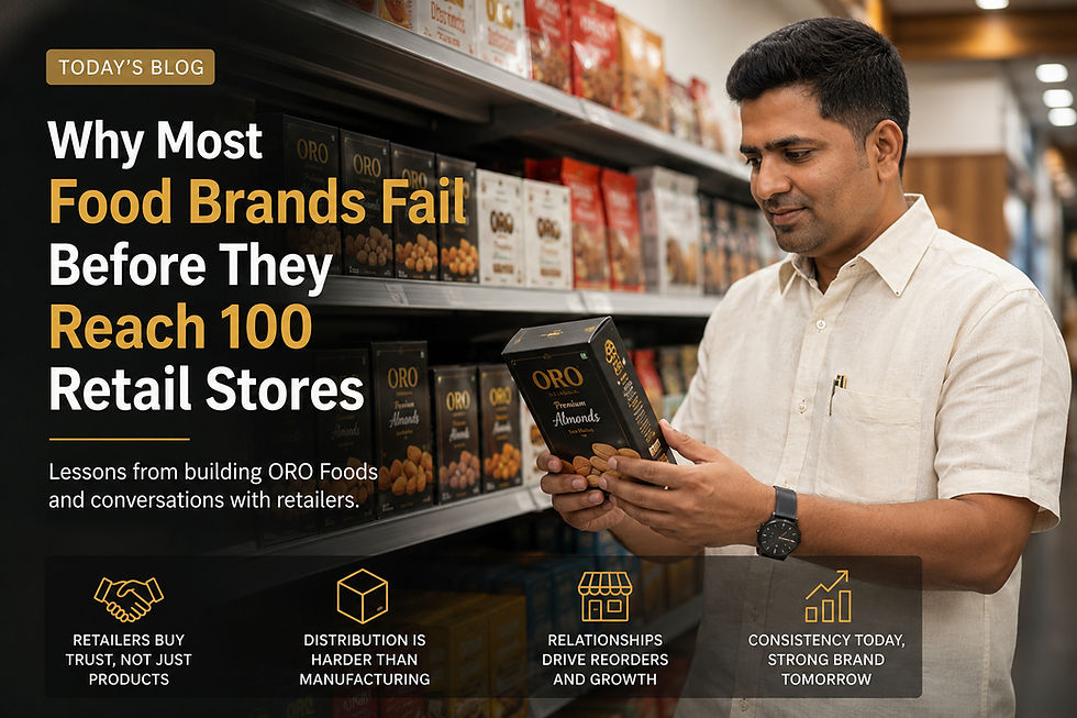 Why Most Food Brands Fail Before They Reach 100 Retail Stores