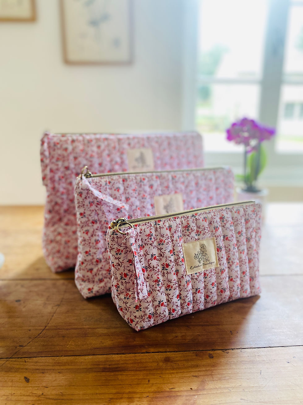 Miniature : La Discrète, trousse matelassée