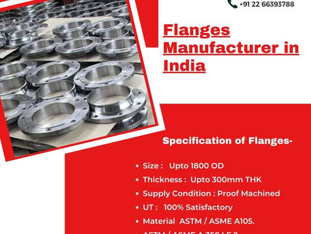 The Best Flanges Manufacturer In India & 6 Types Of Flanges