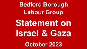 Bedford Borough Labour Group Statement on Israel & Gaza
