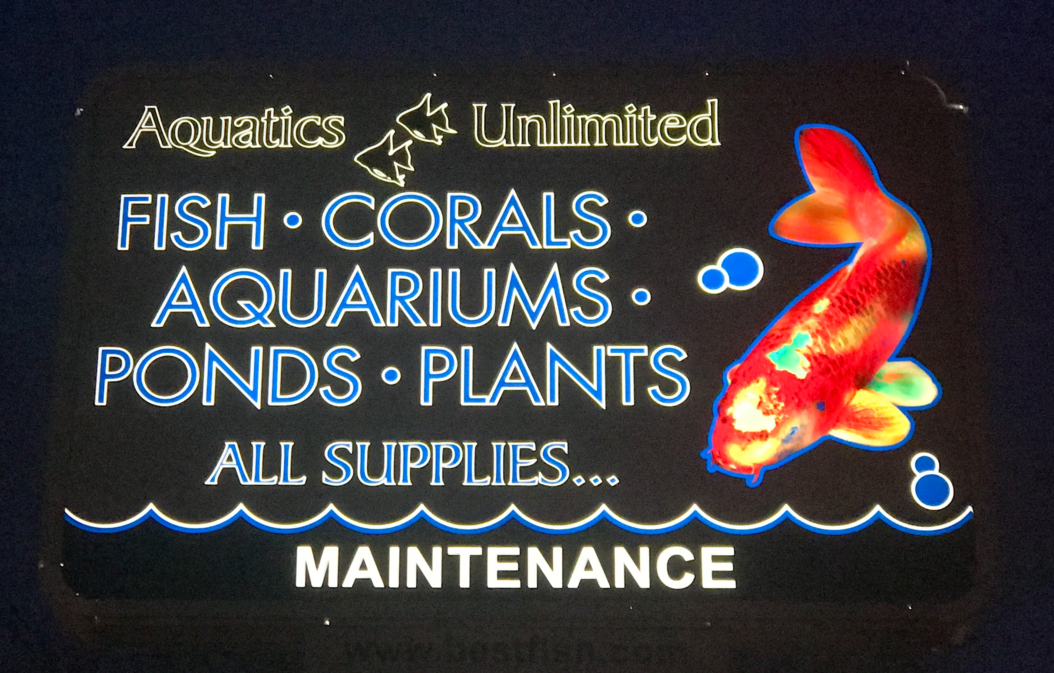Aquatics Sign