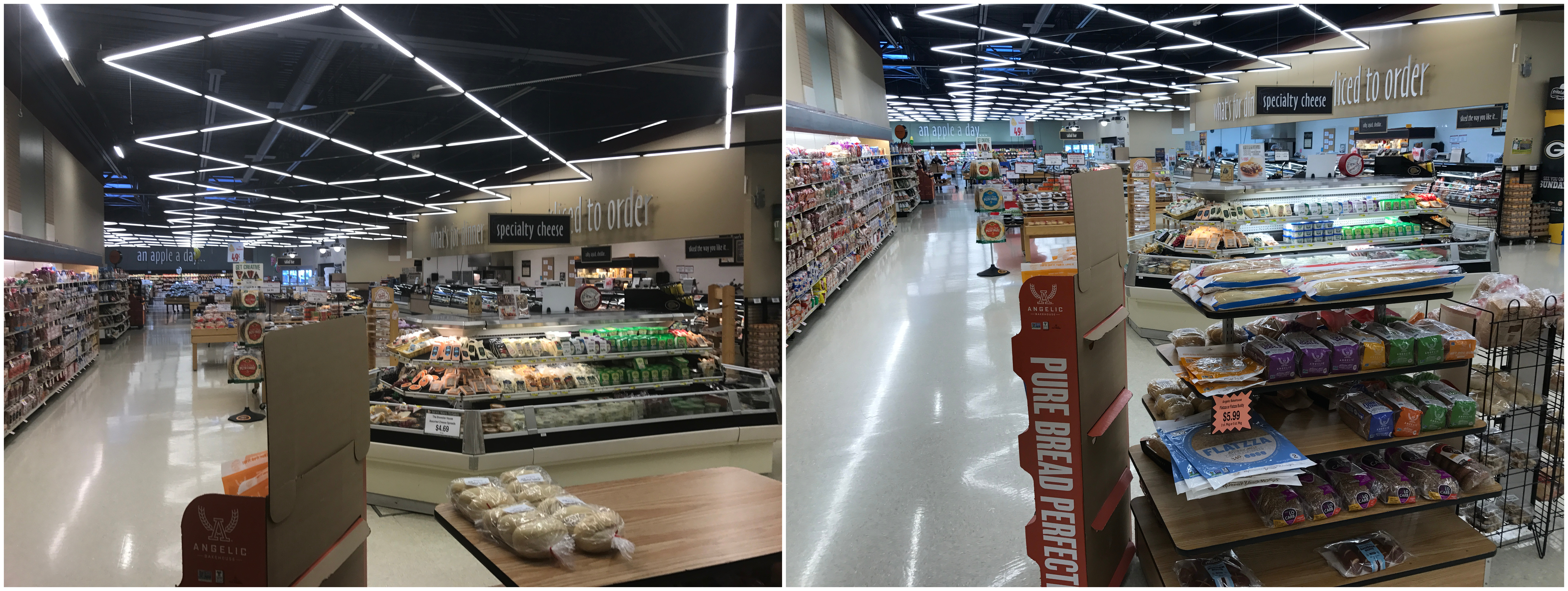 LED crisp up the main produce aisle