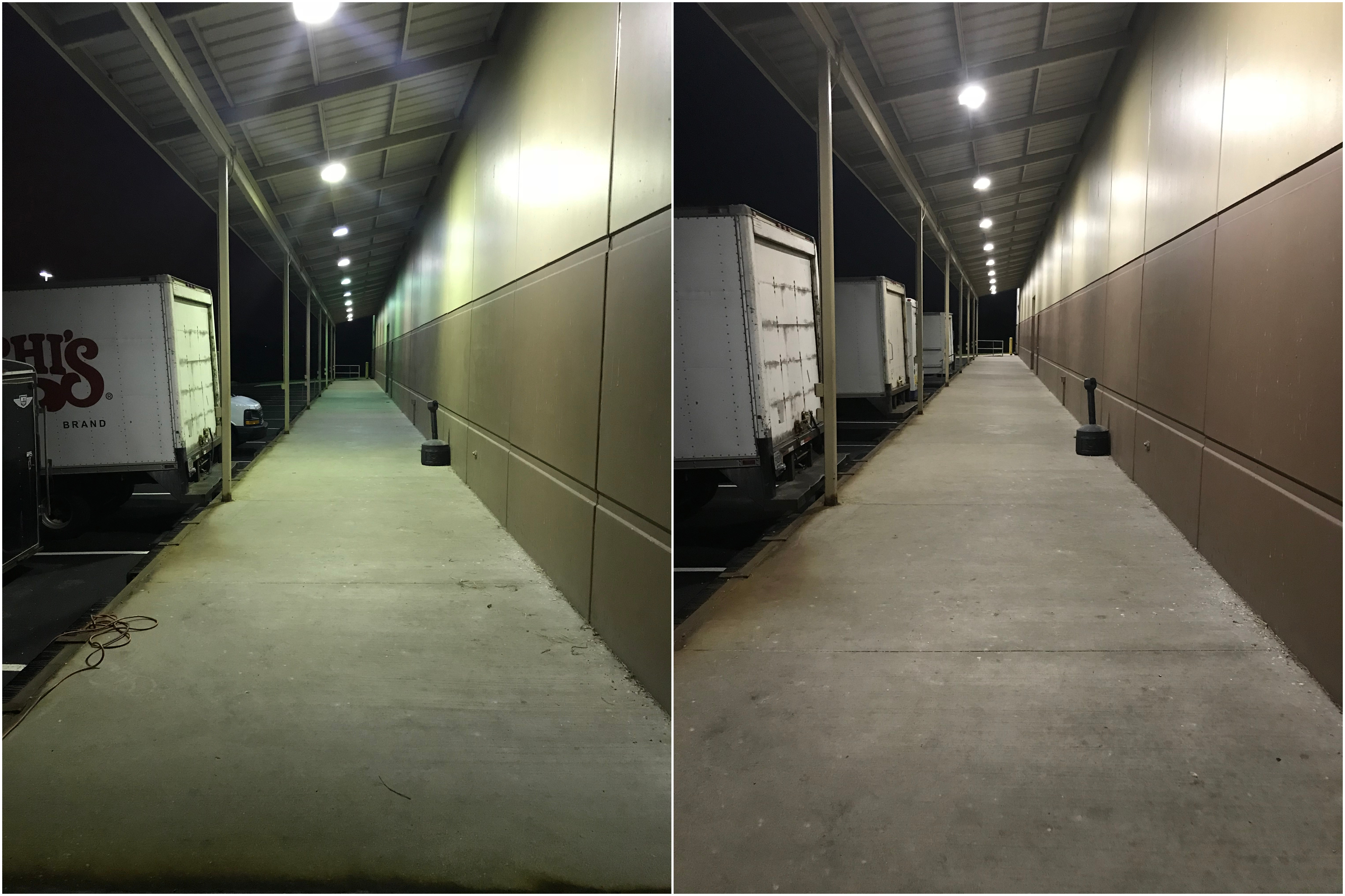 175 watt HID converted to 30w LED