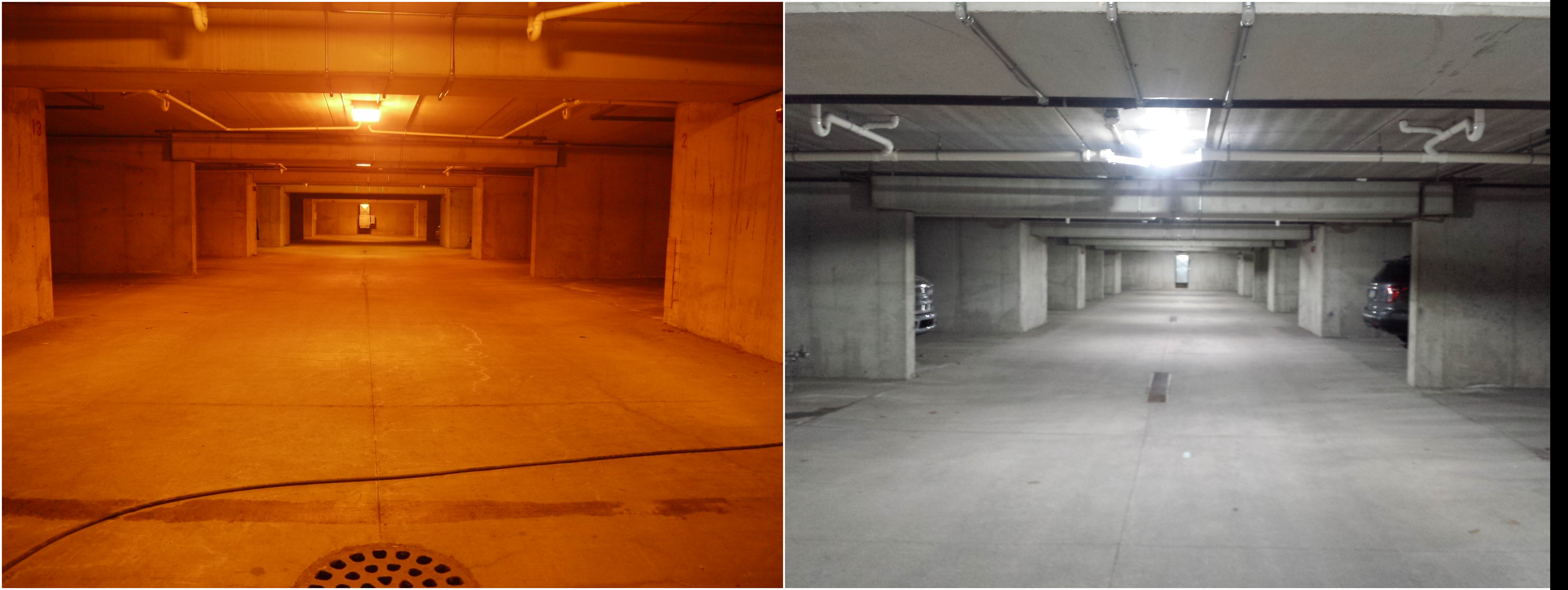LED Garage Light replaces HID
