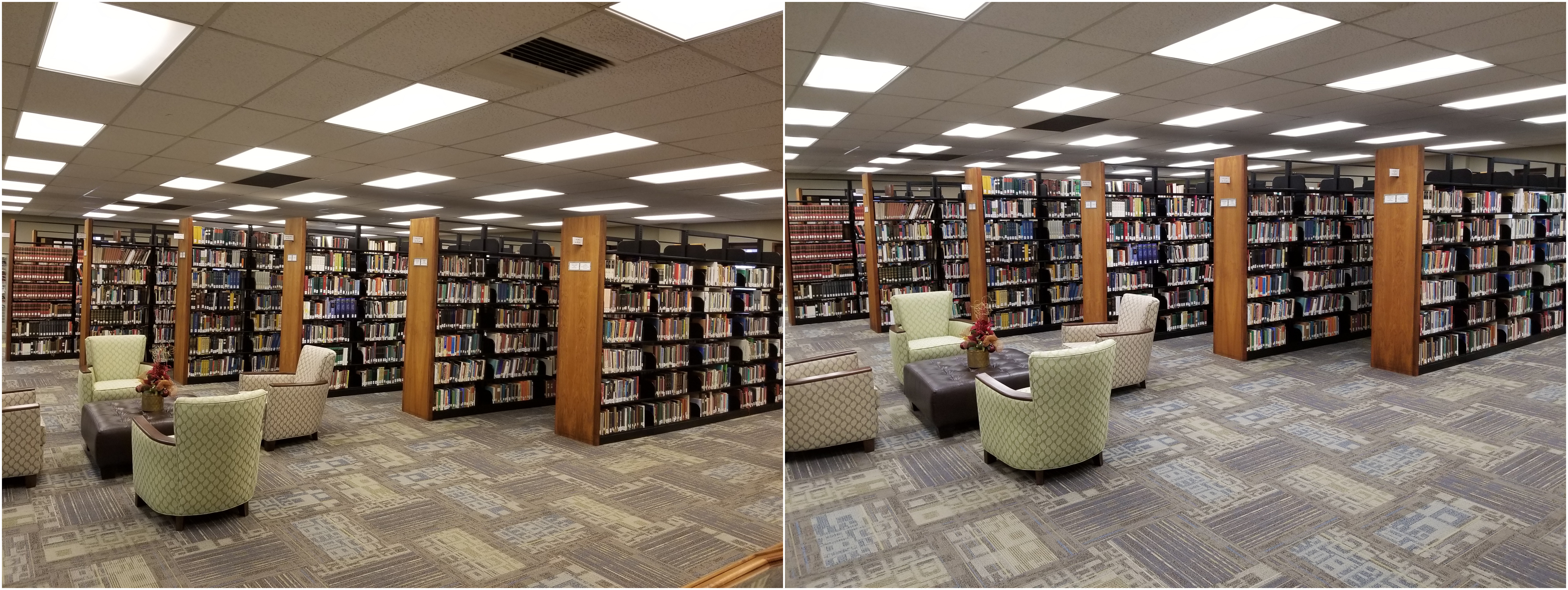 Main Library pre and post