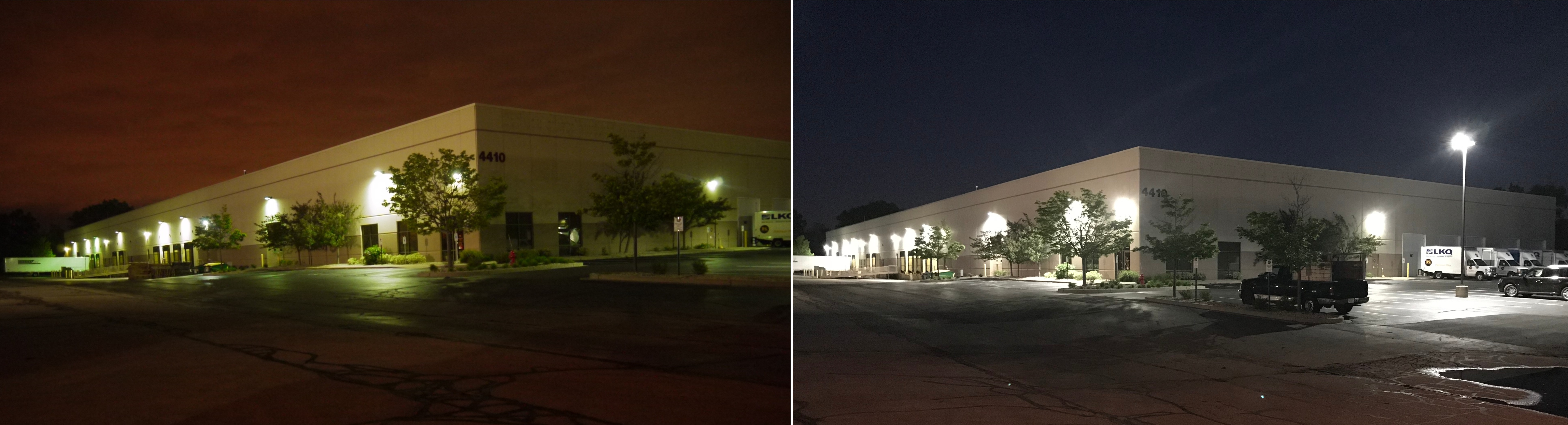 400 watt HID converted to 100w LED