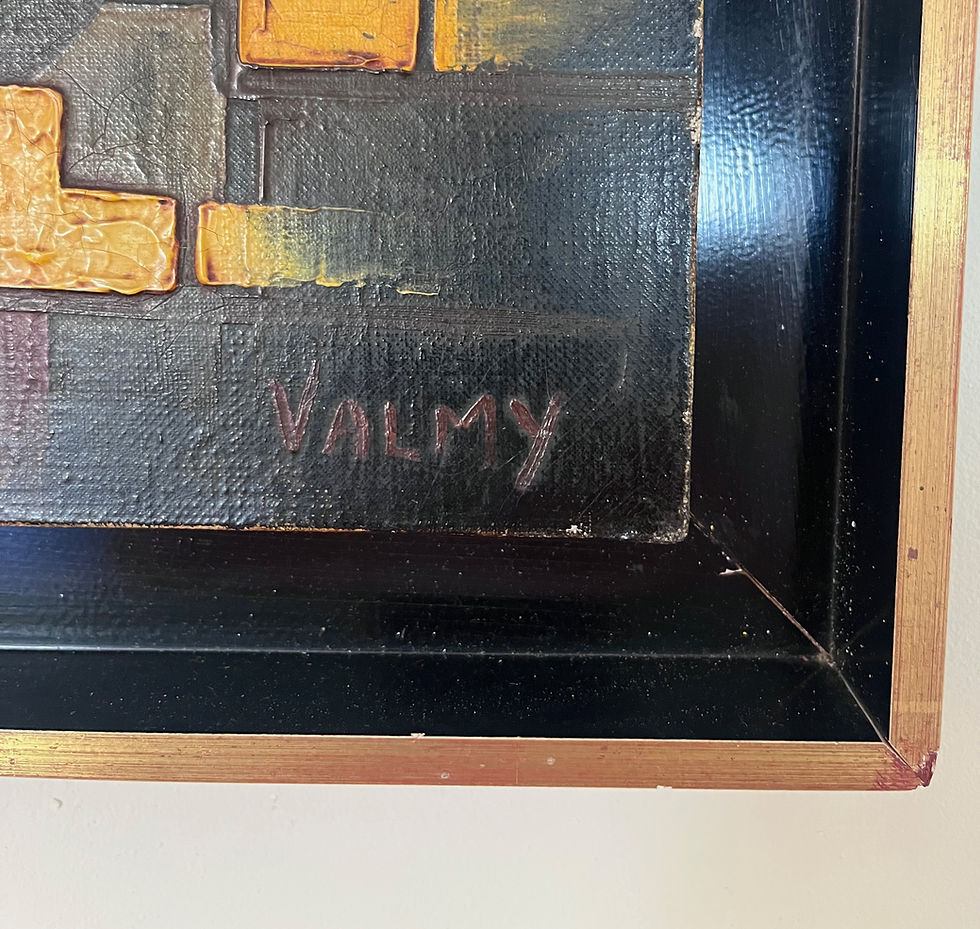 Thumbnail: Signed abstract oil