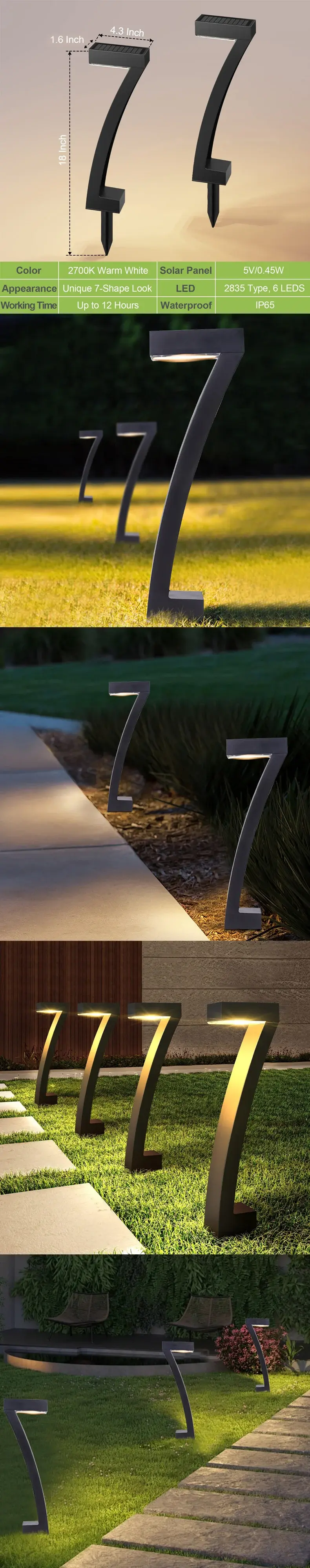 Thumbnail: PathLume  Solar Garden Path Lights