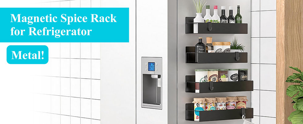 Thumbnail: SpiceMag  4-Pack Magnetic Spice Racks