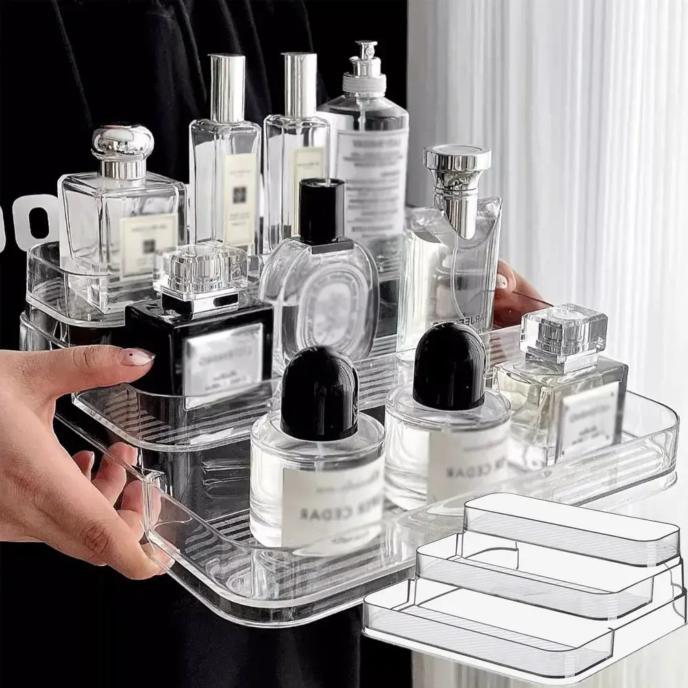 ScentNest Transparent Perfume & Beauty Organiser