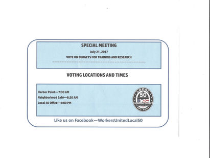 SPECIAL MEETING