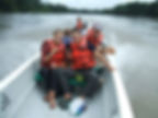 Motor canoe navigation