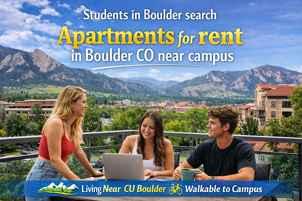 CU Boulder off campus housing