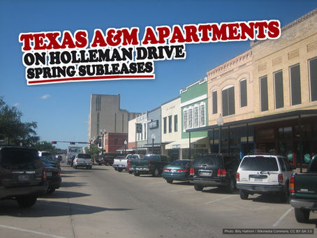 Texas A&M apartments on Holleman Drive: what students are subleasing for spring