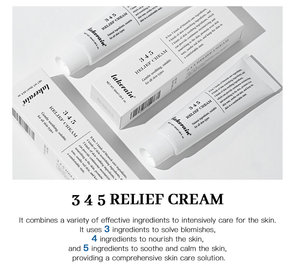 Thumbnail: 345 Relief Cream Comprehensive solution to skin problems Anti-sugar and antioxid