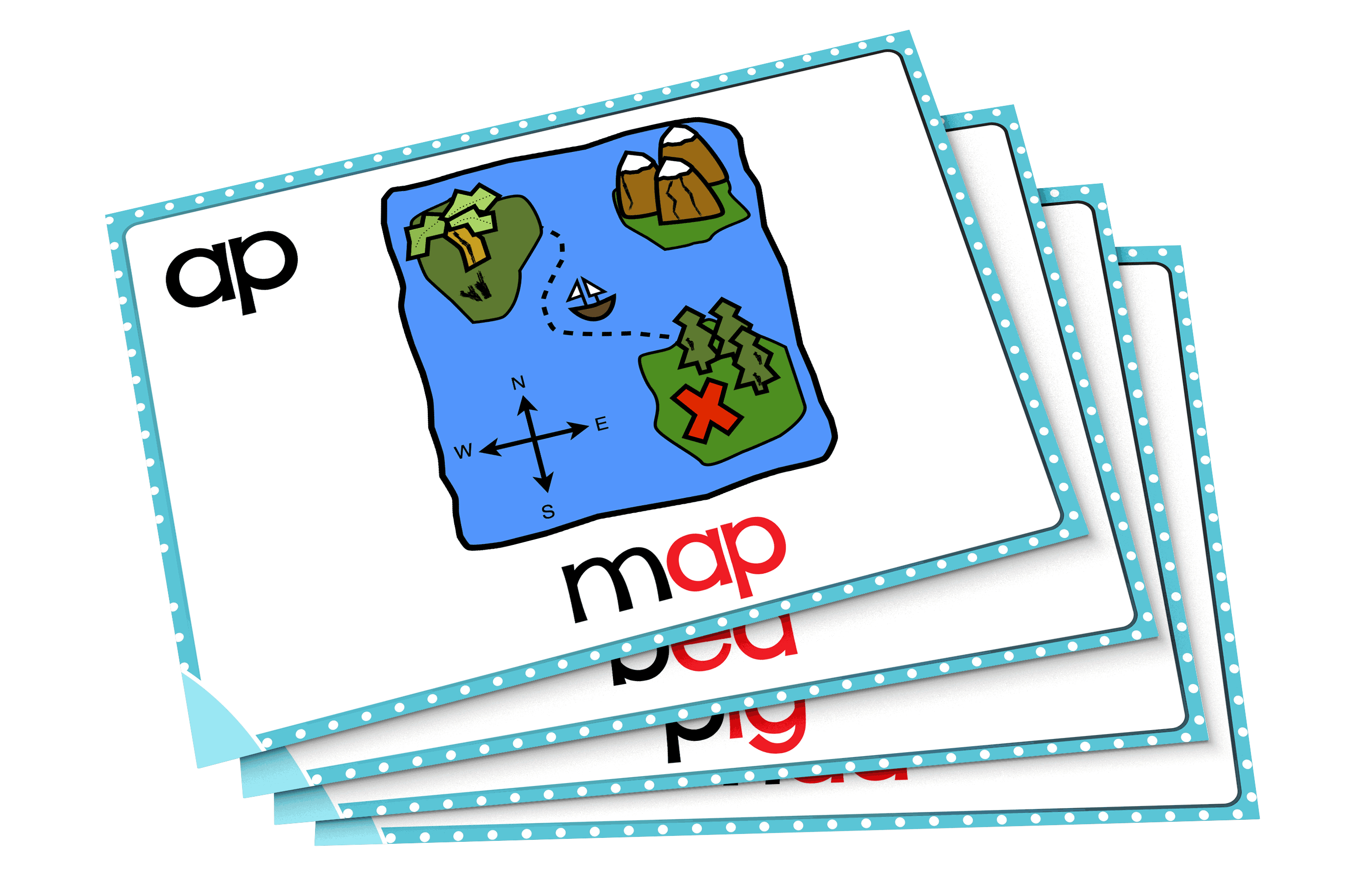 FootStep Phonics Step 2 Flashcards