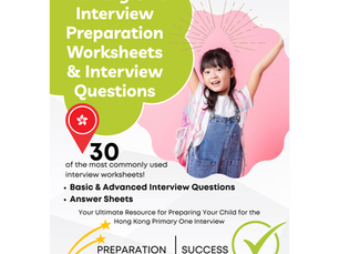 Top Tips for Practising and Acing the Primary One Interview