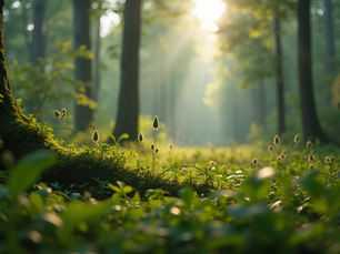 A forest showcasing a healthy ecosystem