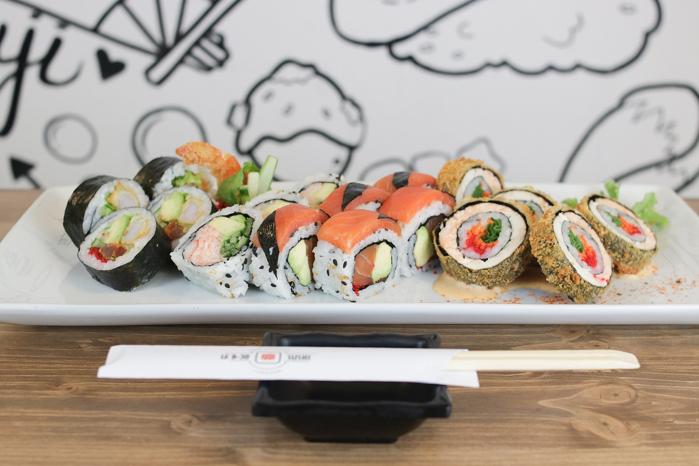 Arranged Food and Objects