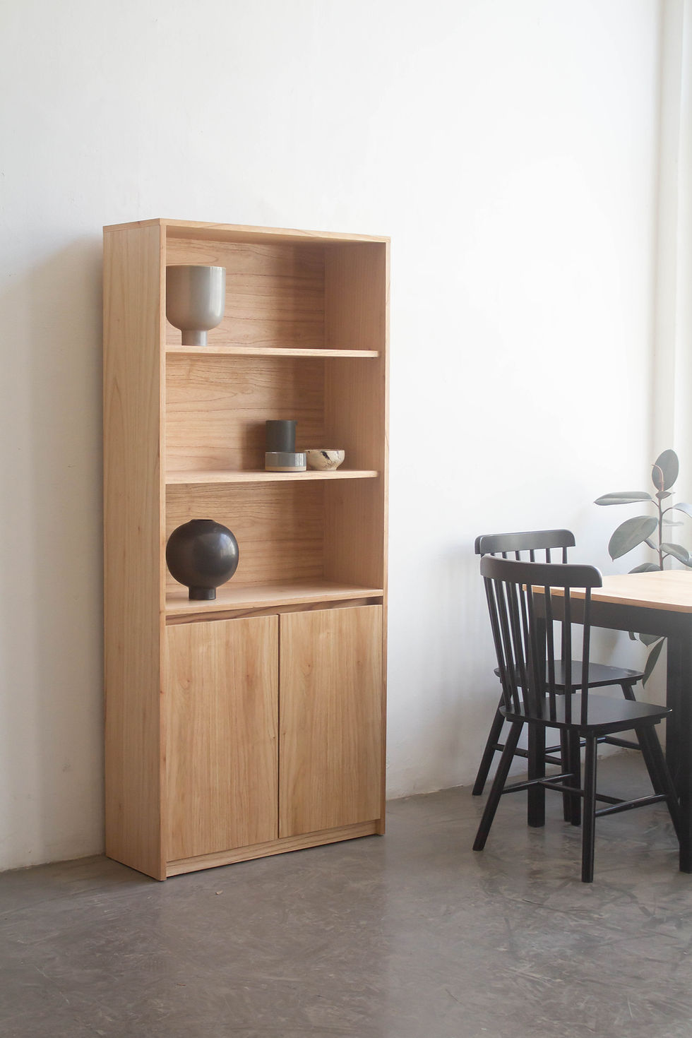 Miniatura: Biblioteca Wood con puertas